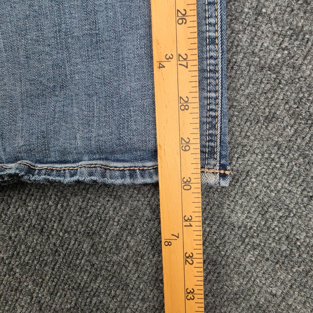 Silver Elyse Slim Boot Jeans Women's 31 Mid Rise Med Wash Denim Stretch Blue - Picture 6 of 8